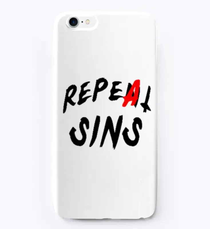 Repent Sins iPhone Case