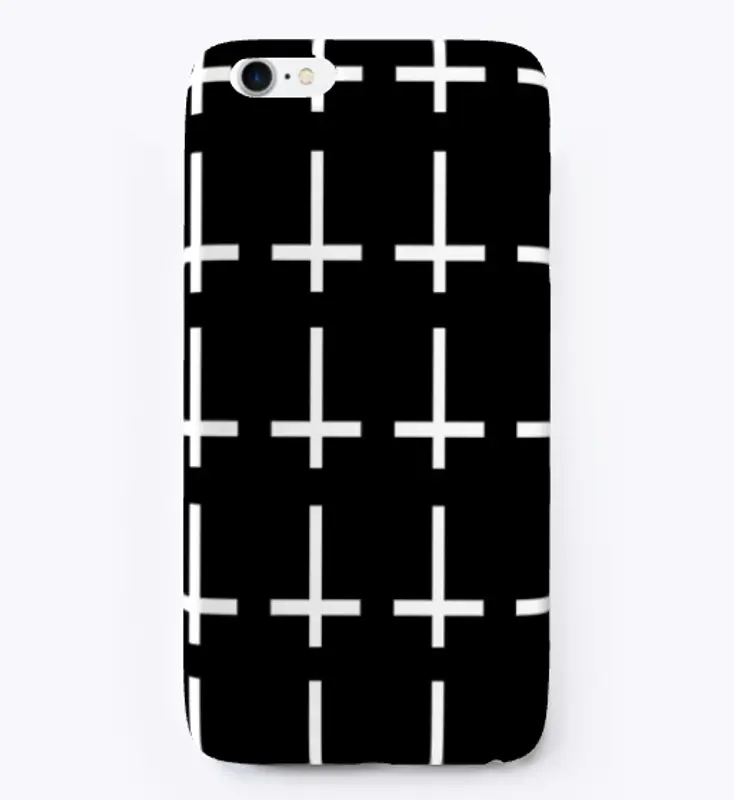 Upside Down Cross iPhone Case